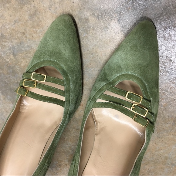 Todd Oldham Shoes-Green-SZ 40 in Italian 9 - Picture 4 of 15
